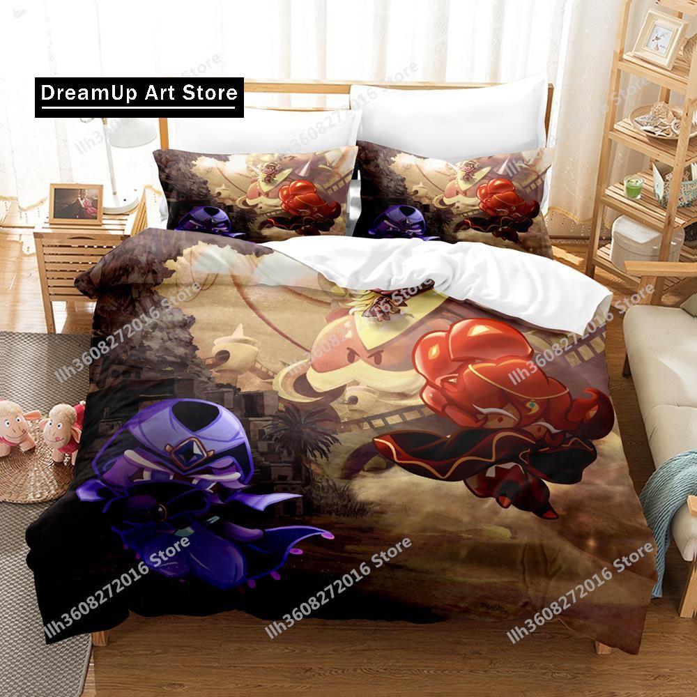 3D Printing Game Cookie Run OvenBreak Bedding Set Single Twin Full Queen King Size Bed Set Adult Kid Bedroom Duvet Cover Sets