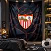 Wall Hanging Tapestry Sevilla FC Print Cloth for Living Room Bedroom Home Decor