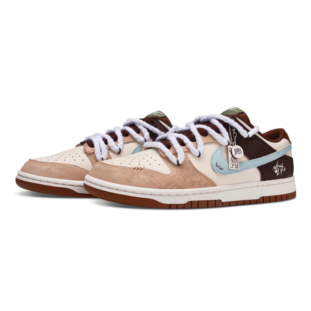 Nike Dunk Wilderness Slip Resistant Abrasion Resistant Low Top Skateboard Shoes Unisex Brown HV1794-211(Team864-)
