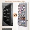 Wall-Mounted Multi-Layer Foldable Shoe and Sundry Storage Bag