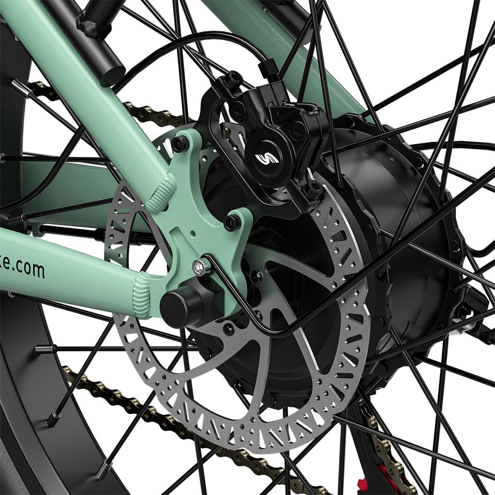 JOOBIKE JOO1 Vélo Électrique Adulte Moteur 1000W 48V 17.5AH Batterie Intégrée Frein à Huile Pneu Gros 26" E-Bike Adapté aux Zones Urbaines et Montagneuses