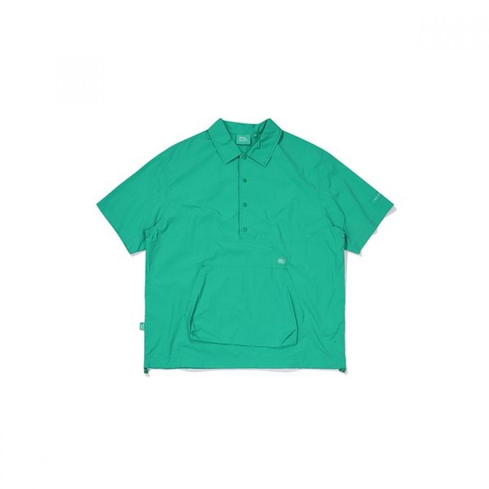 Bbc Earth Short Sleeve Snap Anorak  Green 