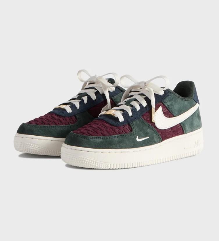IM6037-600 KITH Nike GS Air Force 1 Low Night Maroon 7Y