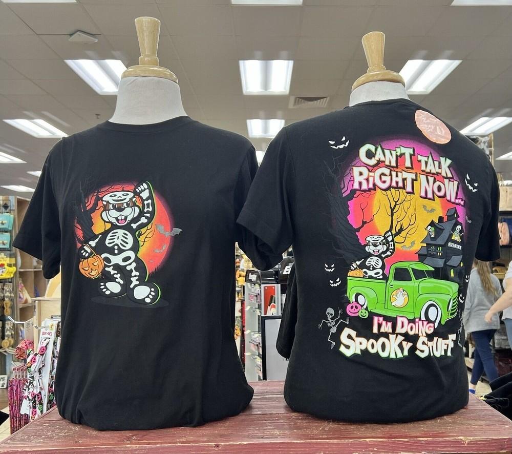 Bucees Halloween Spook..y Stuff Neon Beaver Graphic T shirt New Design NH2573 Unisex T-Shirt XXXL