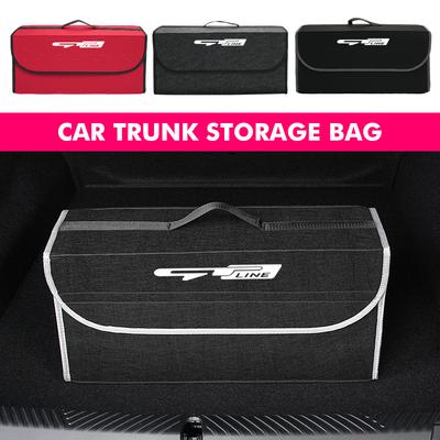 BBEB3 Car Trunk Storage Box Large Capacity Auto Multiuse Tools Bag For Gt Gtline Xline Ceed Forte RIO STINGER Seltos K3 K4