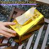 Luxury Desktop Paper Box Plastic Napkin Paper Case Large Capacity Napkin Holder  Dining Table
