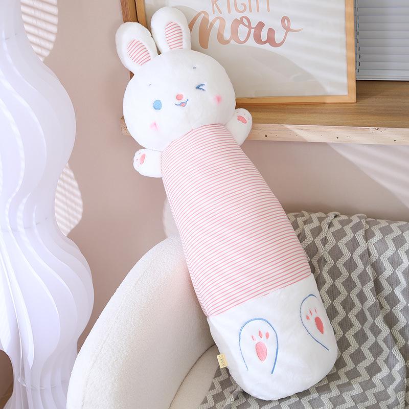 Cute Soft Rabbit Hug Pillow – Long Plush Cushion & Doll for Girls