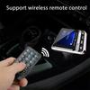 Upgrade Car Audio Bluetooth FM Transmitter w/ Hand Free Calling Wireless Music Streaming via Bluetooth/TF Card Clear LCD Display