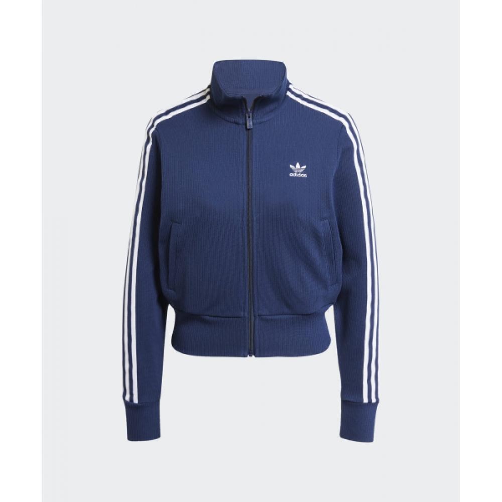 Adidas Firebird Knit Top   Navy Jd4605
