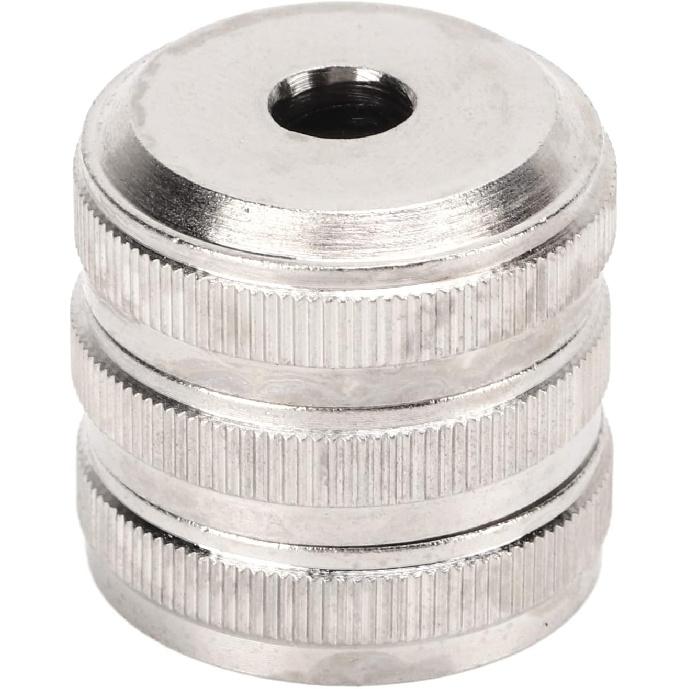 3 Stück Metall-Ventilknöpfe Silberne Schraubkolben für Trompeten-Ersatz