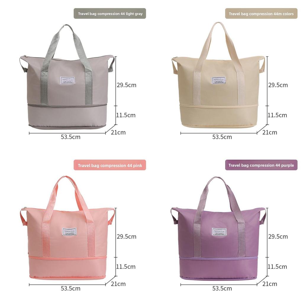 Travel Organizer Bag With Large Capacity For Suitcase Packing And Wet Dry Separation
