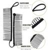 Stretchy Banana Hair Clip Metal Ponytail Holder Fashion Hair Hook  Hair Accessories