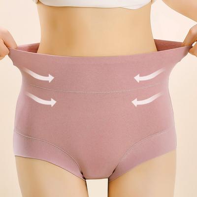 Hoher Bund Unterwäsche für Damen Vollabdeckung Bauchkontrolle Formwäsche Slips Übergröße Weich Atmungsaktiv Dehnbar Slip