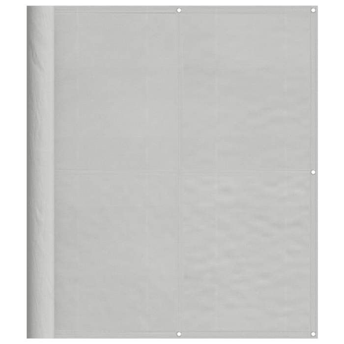 VidaXL Écran de Balcon, Brise-vue de Jardin, Écran de Protection, Écran d'Intimité Terrasse Extérieur, Gris Clair 120x500 cm 4000016