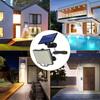 106LED Split Solar Lamp 3 Lighting Mode Outdoor Decoration Sunlight Wall Light PIR Motion Sensor Waterproof Garden Garage Lamp