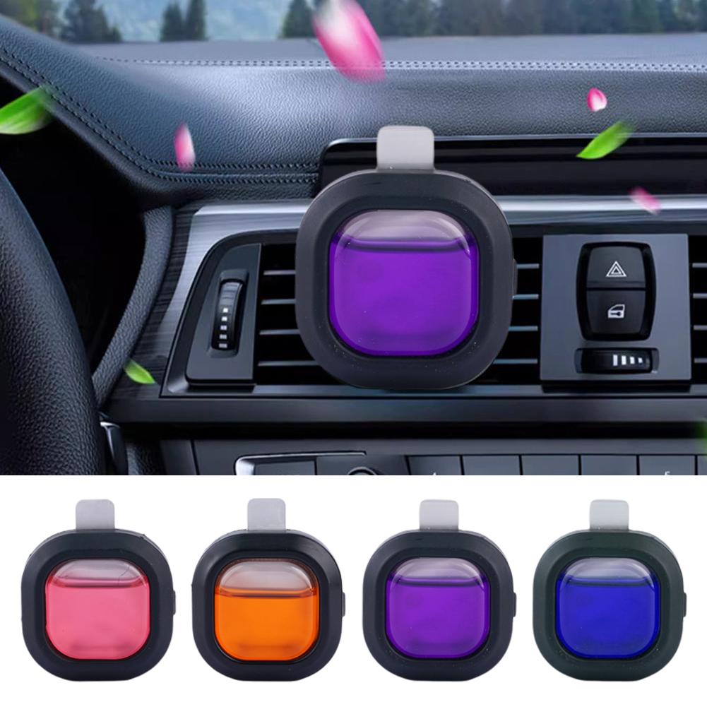 Car Aromatherapy Peach Hawaii Lavender Ocean Fragrance Car Air Freshener Vent Clip - Essential Oil Scented Odor Eliminator