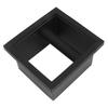 Black Rubber Coffee Knock Box Stainless Steel Bottomless Knock Box  Commercial Coffee Shop