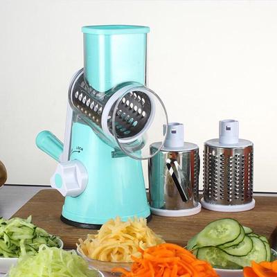 Vegetable Cutter Round Mandoline Potato Carrot Grater Slicer Stainless Steel Multifunction Chopper Blades Kitchen Accessories