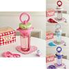 Summer Girls Water Bottle With Straw Portable Ecofriendly Plastic Cup For School And Outdoors