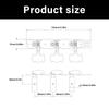 1 Pair Guitar Tuning Pegs Guitar Repairing Component Suitable for Acoustic and Electric Guitars with Metal Construction