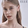 14K Cubic Point One-Touch Earrings (Gold Filled) Elgpee506