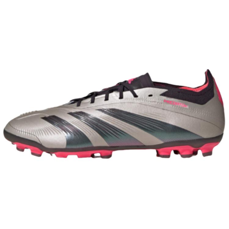 Adidas Predator Elite Fashion Anti-Slip Soccer Shoes Unisex Soccer Shoes Silver IF6315