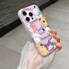 Sanrio Family Hello Kitty Kuromi Case For Xiaomi Redmi Note 15 Pro 5G 15 15C Note 14 13 12 11 10 Pro Plus 13C 5G 2 IN 1 Cover