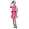 Miccostumes Girls Cosplay Costume Pink One Piece Dress Christmas Event Women's