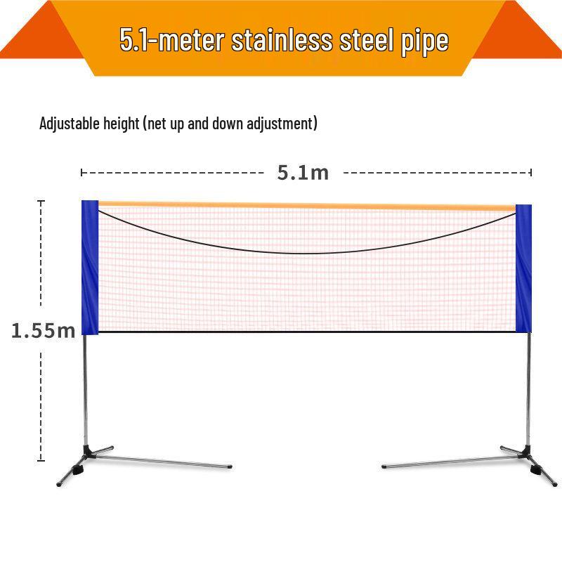 Portable Quick-Release Badminton Net Frame: Indoor/Outdoor Professional Folding Rack