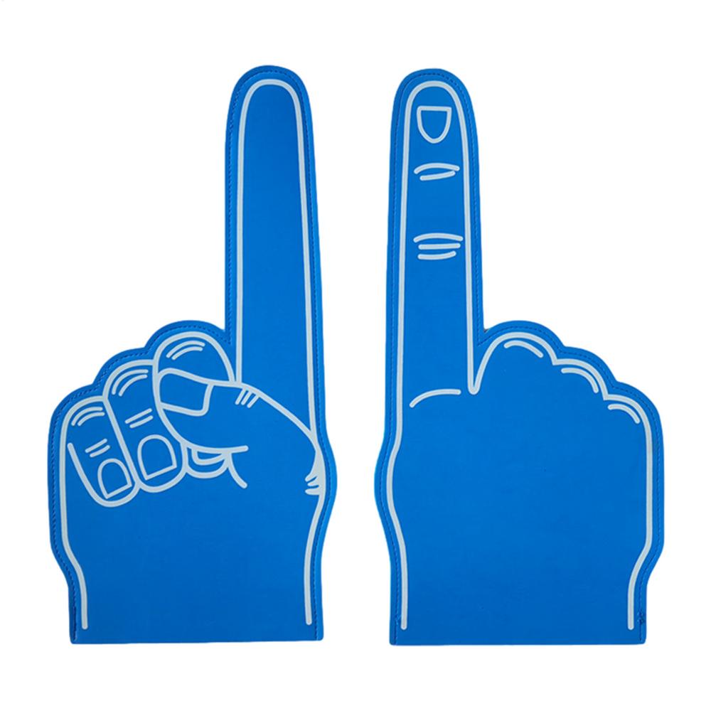 Giant Foam Finger 18 Inch Single Finger Cheer Gloves DIY Blank Foam Hand We'Re Number 1 Foam Hand Cheerleading Props for Sports