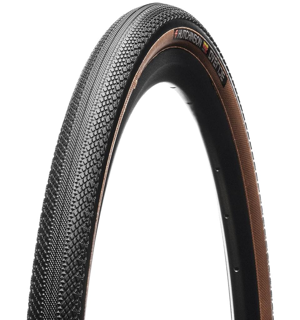 Hutchinson Gravel Tubeless Ready Tire Override TLR 28 inch 700x50 (50-622) Black/Tan HARDSKIN PV531781