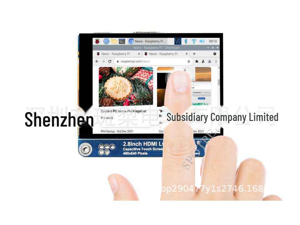 Raspberry Pi 2.8" HDMI Capacitive Touch LCD (480x640) Dual Touch Display