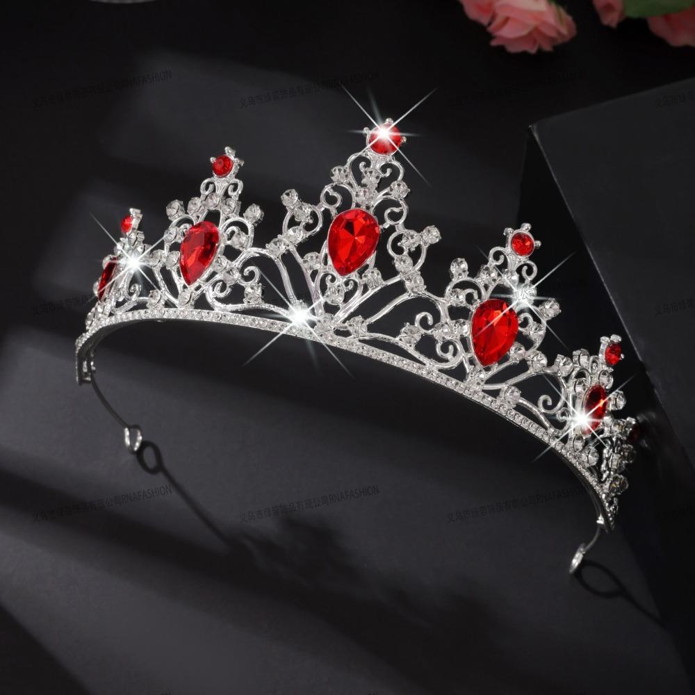 Wedding Jewelry Set, Necklace, Stud Earrings, Bracelet, Three-piece Set, Full of Diamonds and Flowers, Multi-color Set.