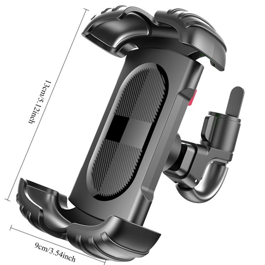 Anti-Slip Bike & Motorcycle Phone Mount - Handlebar Navigation Holder for Road Bikes, Mountain Bikes & E-Bikes