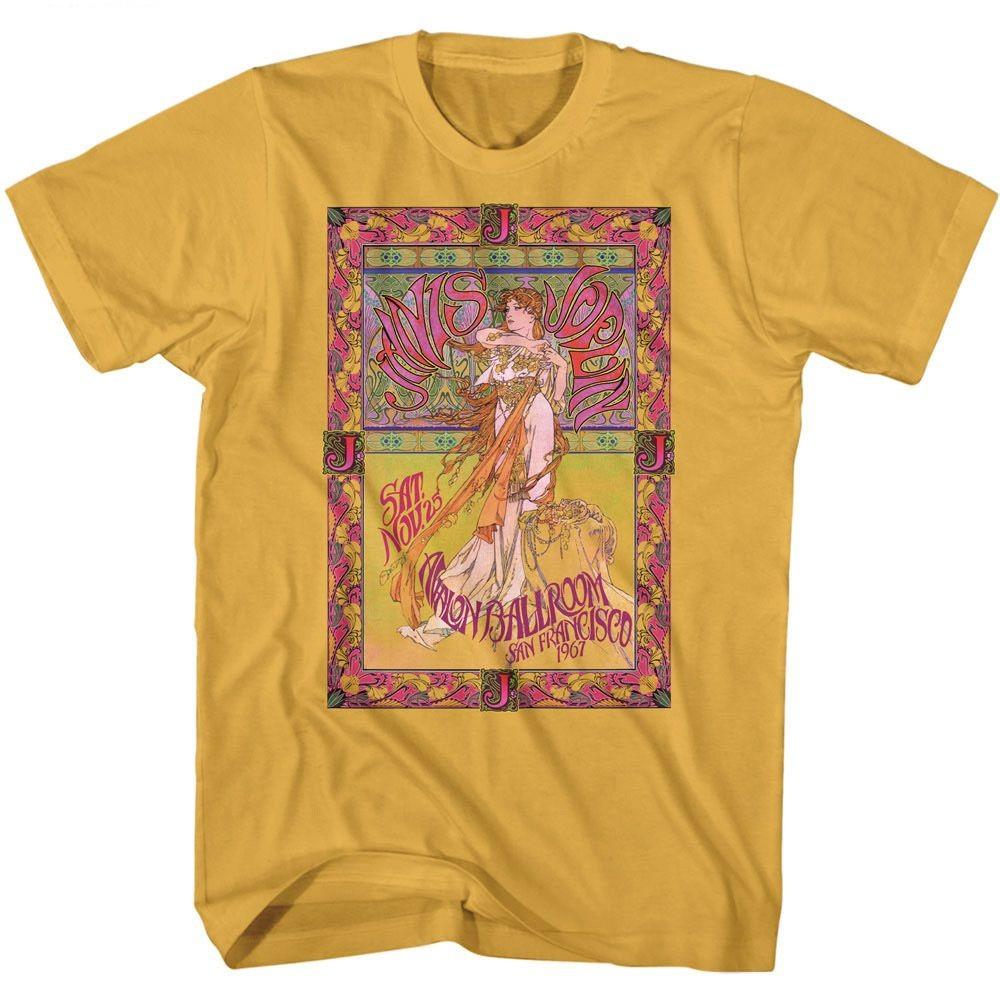 Janis Joplin Avalon Ballroom Ginger Music T-shirt Tops Tees Men's Women's Unisex