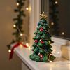 9/13.5cm Home Decor Cute Christmas Decoration Gift Mini Christmas Tree Scene Setting Resin Sculpture Exquisite Christmas