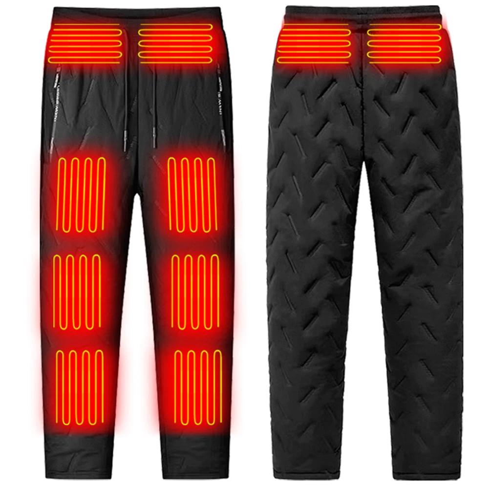 

Unisex Heating Trousers 10 Heating Zones Electric Thermal Trousers 3 Temperature Modes Waterproof Winter Outdoor Must Have L