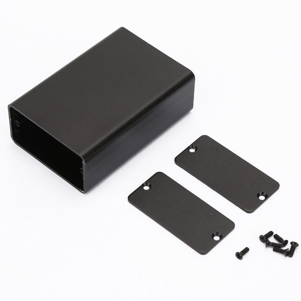 23×44×65mm Printed Circuit Board Instrument Box Frosted Black Durable Construction Enclosure Electronic Project Case Aluminum