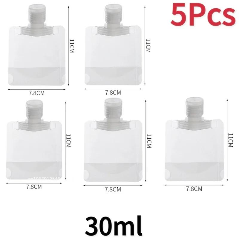 30/50/100ML Lotion Dispenser Bag Travel Reusable Pouch Shampoo Liquid Leakproof Refillable Cosmetic Packaging Storage Container