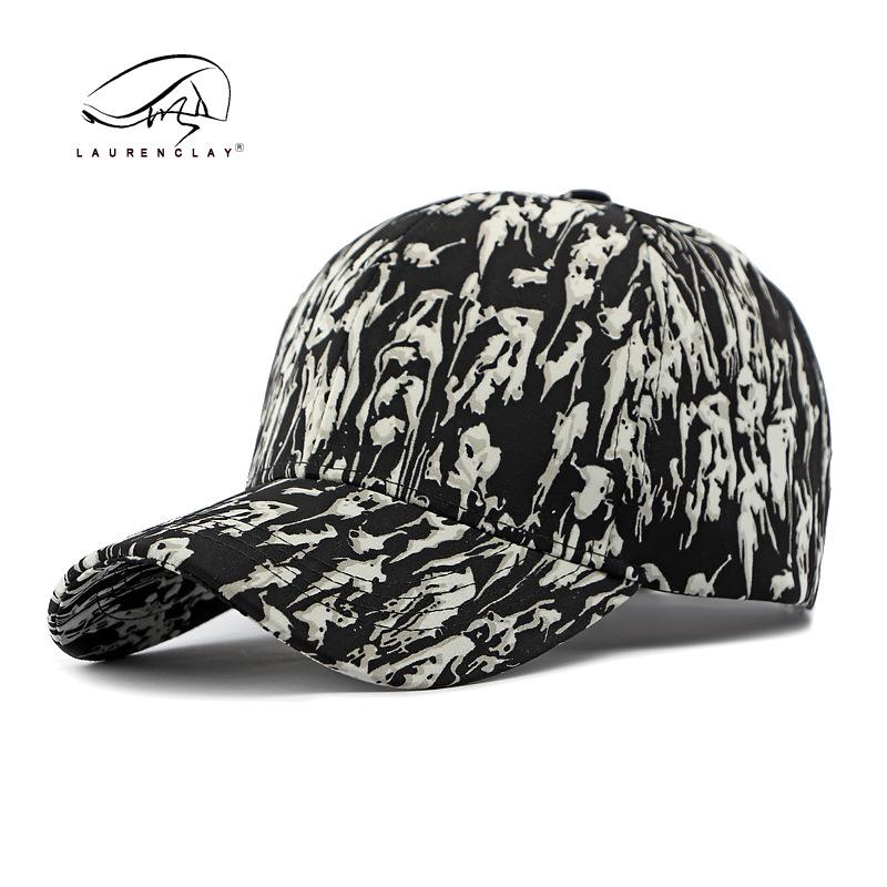 Hat Spring Summer Thin Graffiti Cap Men's Casual Sunscreen Visor Women's Hard Top Baseball Cap