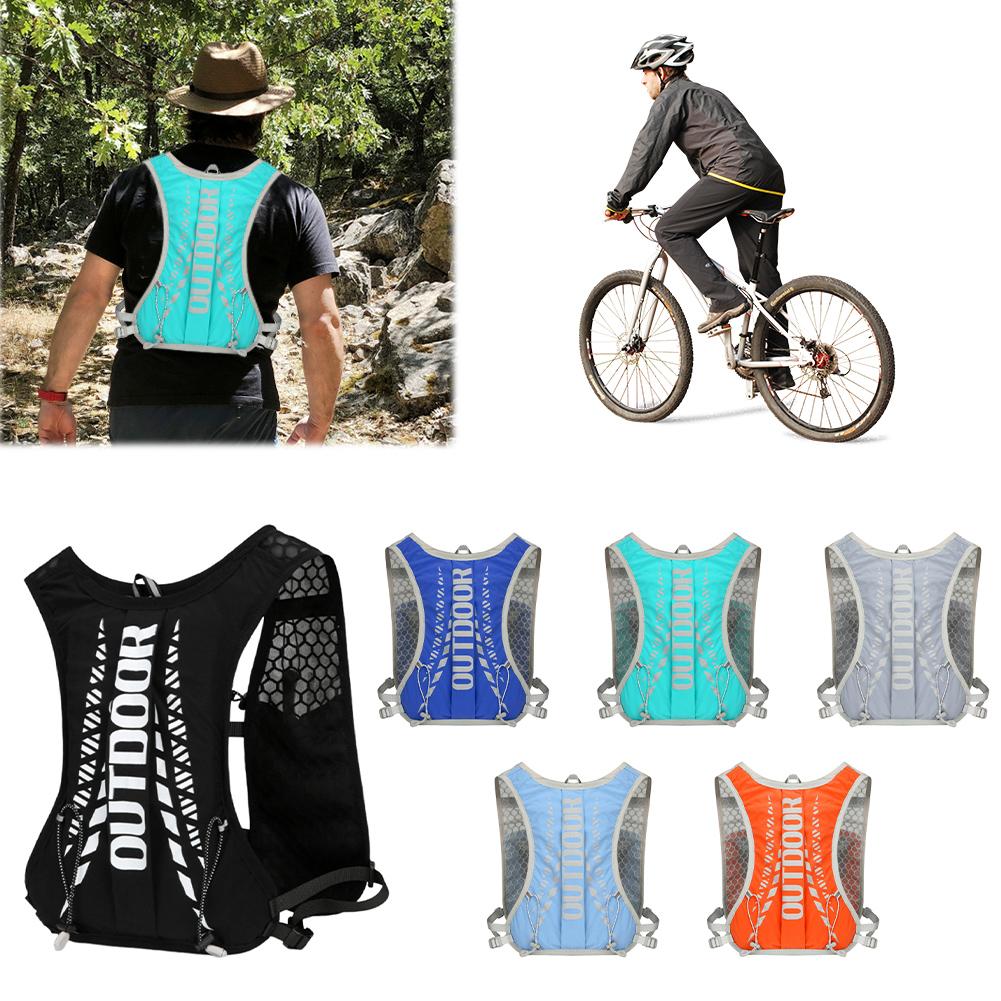 5L Cycling Backpack Large Capacity Hydration Backpack Breathable Lightweight Running Bag Marathon Cross-Country Running Backpack