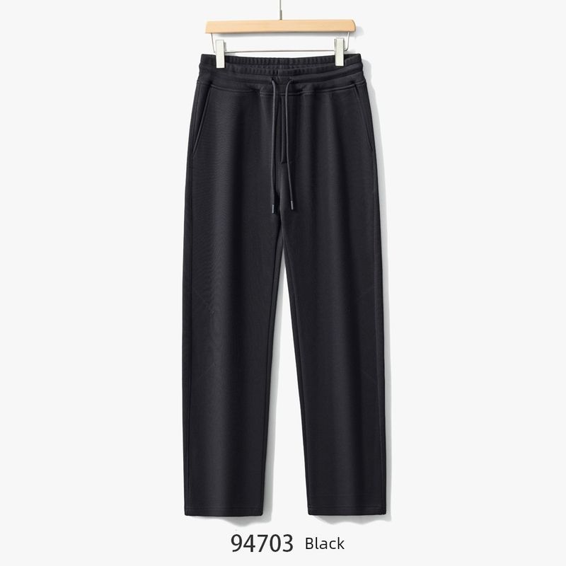 Straight Knit Sports Pants Men 2024 New Spring and Autumn Wide Leg Loose Pants Export Men's Pants Casual Pants