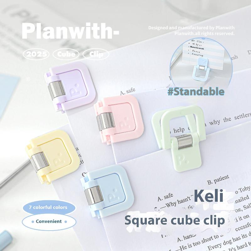 4/6Pcs Mini Multifunctional Clip Can Stand Upright Storage Clip Binding Clip File Clip Binding Paper Handbook Clip Sealing Clips
