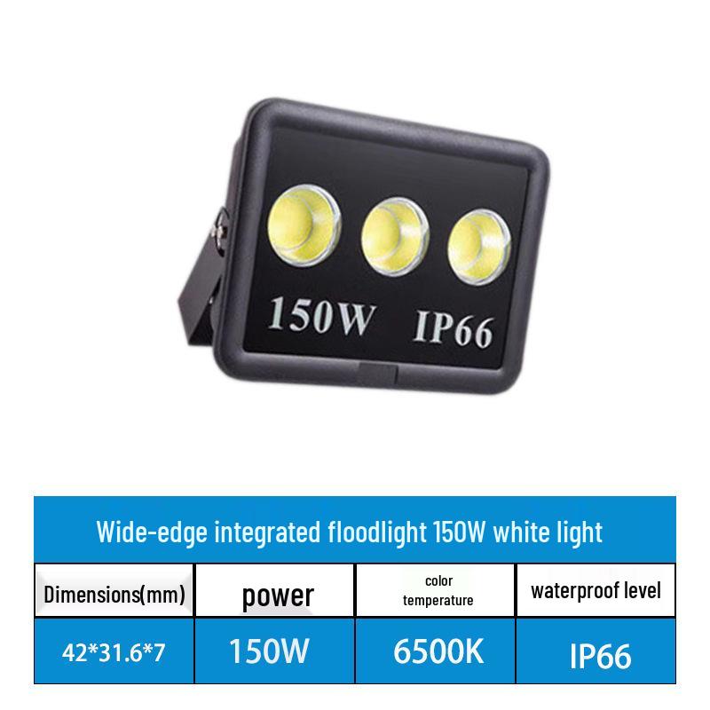 High-Power Outdoor COB LED Floodlight for Sports Courts and Billboards
