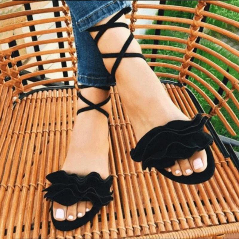 2025 Summer Women Sandals Ankle Strap Gladiator Sandals Women Shoes Ladies Leisure Beach Sandals Shoes Women