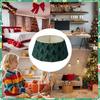 Tree Collar Plush Bohemian Protector Upper Diameter 15.7in Christmas Tree Stand Cover for Outdoor Indoor Holiday Shop Display