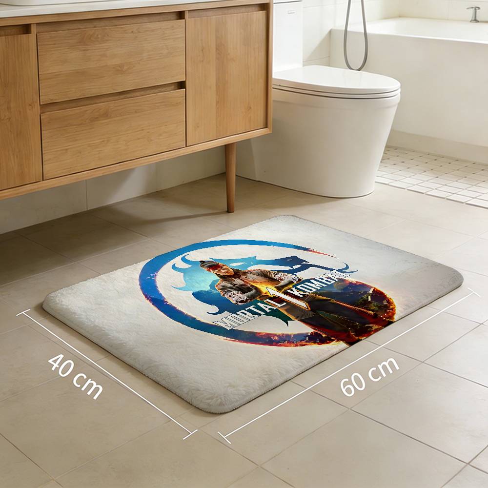 Mortal Kombat Video Game Room Mats Retro Multiple Choice Living Room Kitchen Rug Non-Slip Welcome Rug