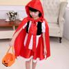 Performance Princess Costume Set Dress with Cloak 4Pieces Cosplay Costumes  Halloween