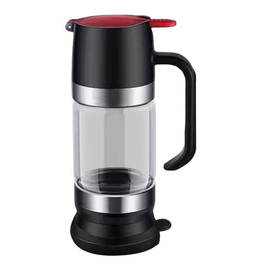 

Стеклянная бутылка для медового сиропа, пищевая, без BPA, герметичная стеклянная банка для меда, бутылка для хранения сиропа с ручкой чёрный