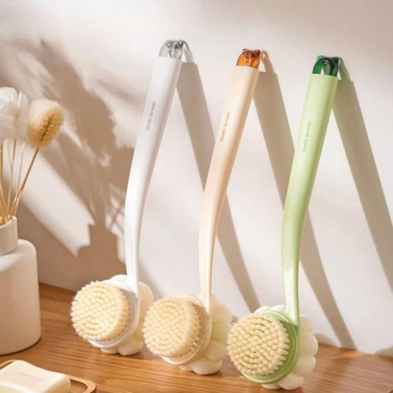 Bath Brush New Household Bathroom Wall-mounted Storage Bath Brush Thickened Soft-bristled Bath Brush